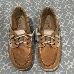 Sperry Brown Leather Boat Shoes